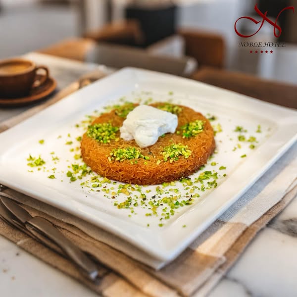A gourmet dish with a variety of colorful ingredients artfully arranged on a plate